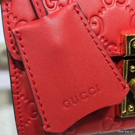 Firstbag ru small Signature GUCCI bag Gucci shoulder Padlock 0819